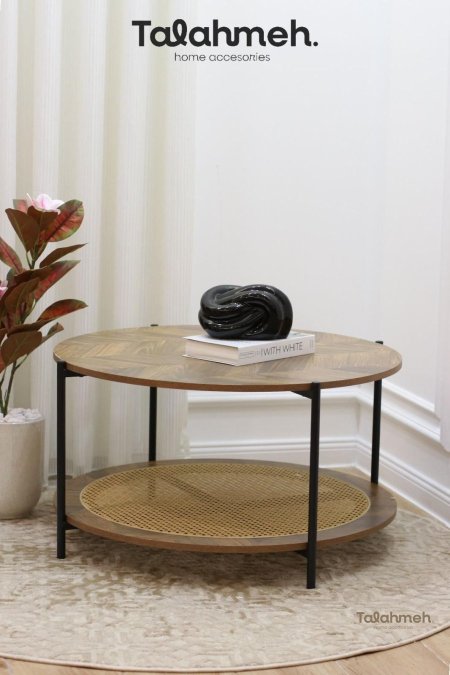 طاوله خشب طبيعي بامبو